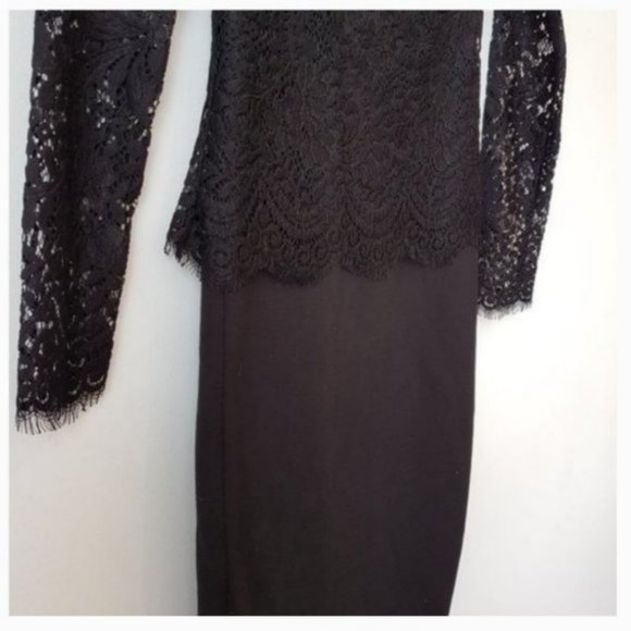 Ted Baker Lace Black Dress - Picture 6 of 7
